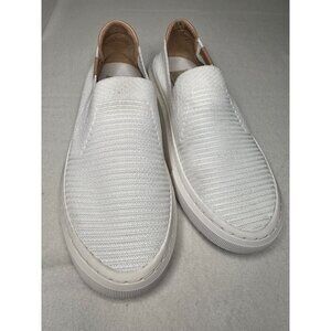 UGG Sammy Alameda Slip-on Sneaker Comfort Woven Shoes in White Women's Size 6